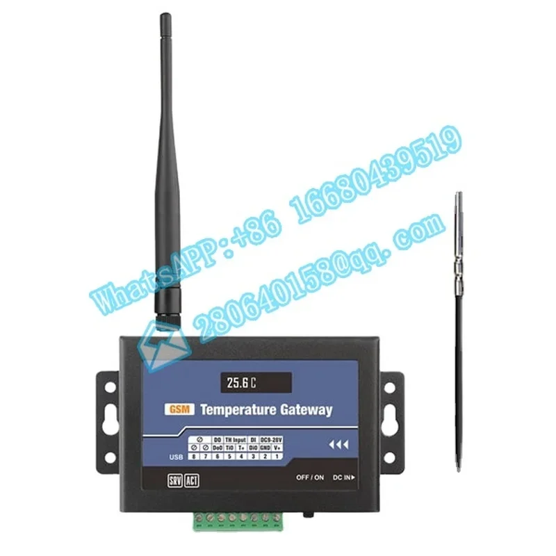 registador de dados do sensor da umidade da temperatura da sala do servidor do computador de cwt l1t gsm 3g 4g wifi com chamada baixa alta de sms 01