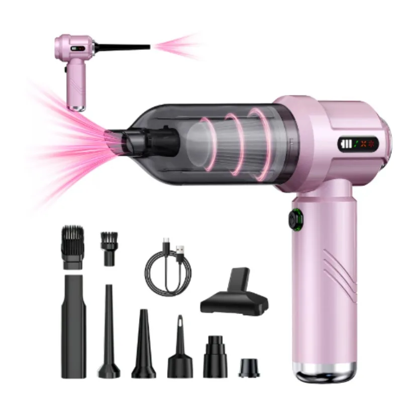New Mini 16000Pa Wireless Car Vacuum Cleaner, Powerful Suction Handheld Portable Vacuum for Car