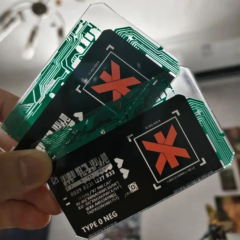 Spiel Trauma Team Cosplay Karte Acryl Sammlung Aufstieg Karte Figur Stehen Stehende Platte Ornament Dekoration Zubehör Requisiten