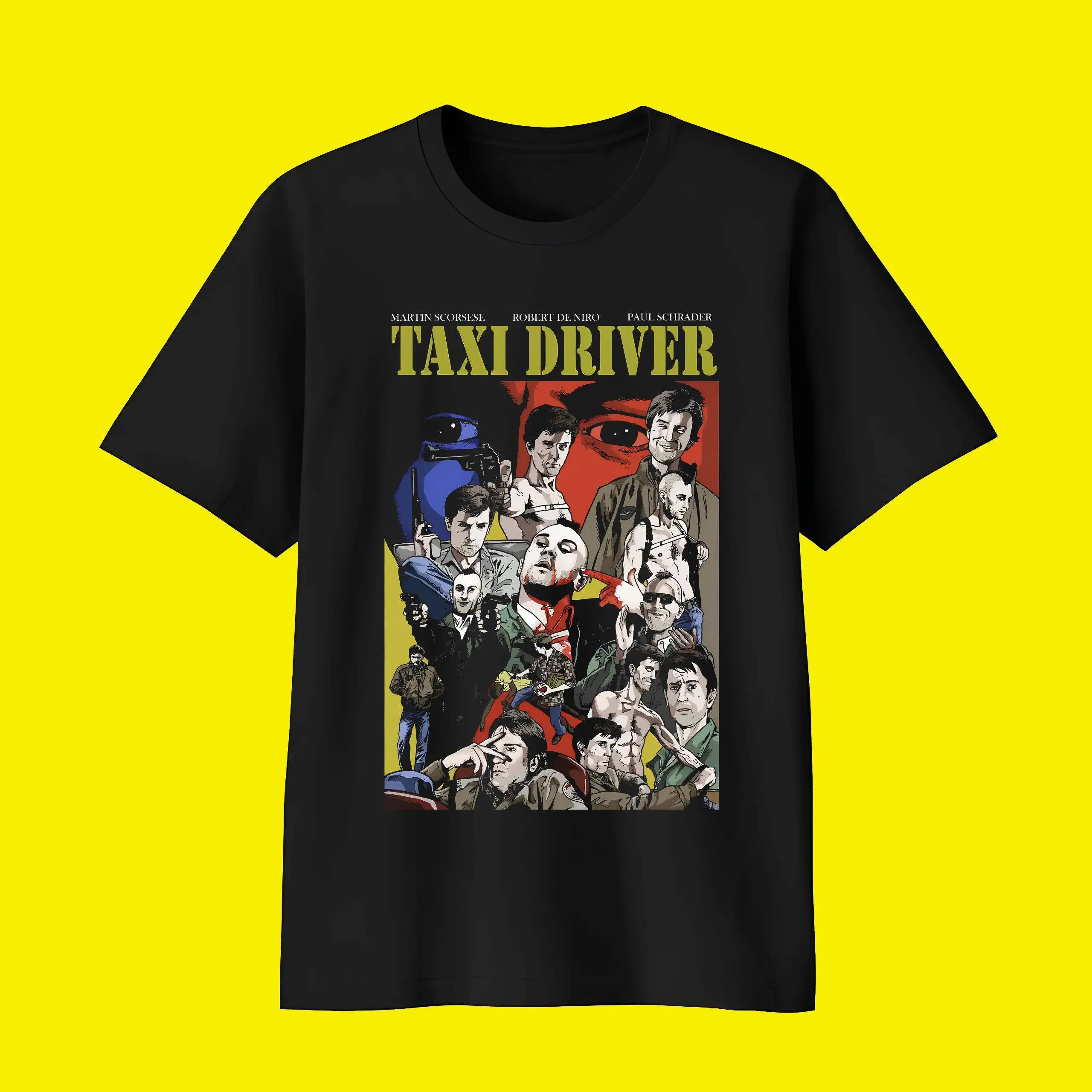 Vintage Style Taxi Driver T Shirt Men Woman Clothing