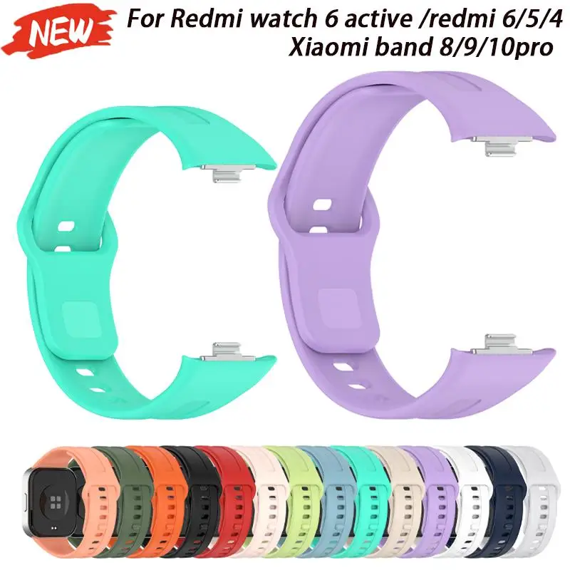 �y�Z�[�����zRedmi Watch 6 Active�p�I���W�i���ʋC���V���R���X�g���b�v�AXiaomi Band 10 9 8 Pro�p�����p�E�H�b�`�o���h���X�g�o���h