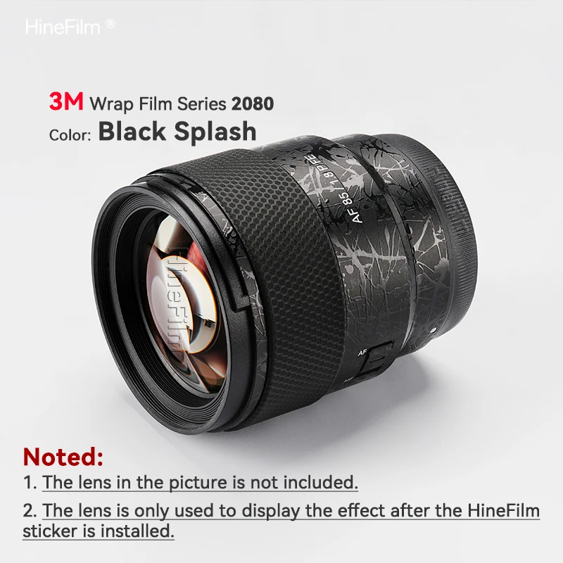 Hinefilm الجلد لساميانغ AF 85 مللي متر F1.8 P FE جبل عدسة ملصق AF85 F1.8 التفاف غطاء ل Samyang AF85F1.8 P عدسة الجلد الواقي