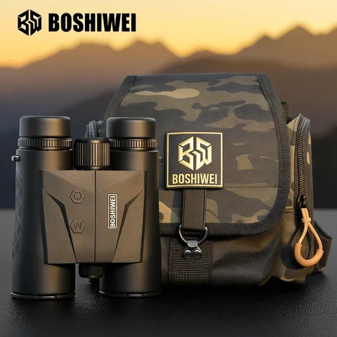 BOSHIWEI 10X42 Laser Rangefinder Binocular With ED Lens Telescope Magnesium Alloy Body Measuring Distance Up to 2400 Meters