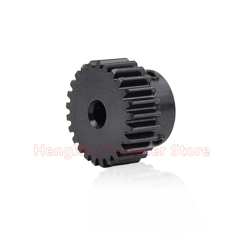 1pcs 18T-27T 1.25M Step Spur Gear 1.25 Mod 18/19/20/21/22/23/24/25/26/27 Teeth 45# Steel Motor Gear Cylindrical Gear Bore 4-17mm view 4