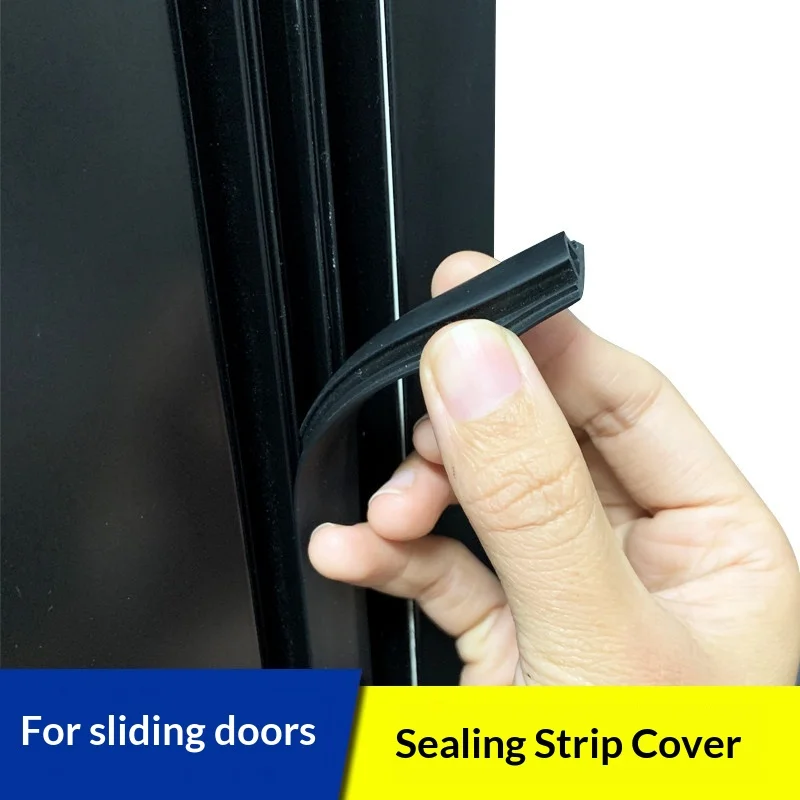 

2M Broken Bridge Aluminum Alloy Balcony Kitchen Sliding Door Sealing Strip Groove Cover Door Frame PVC Sealing Strip Glass Door