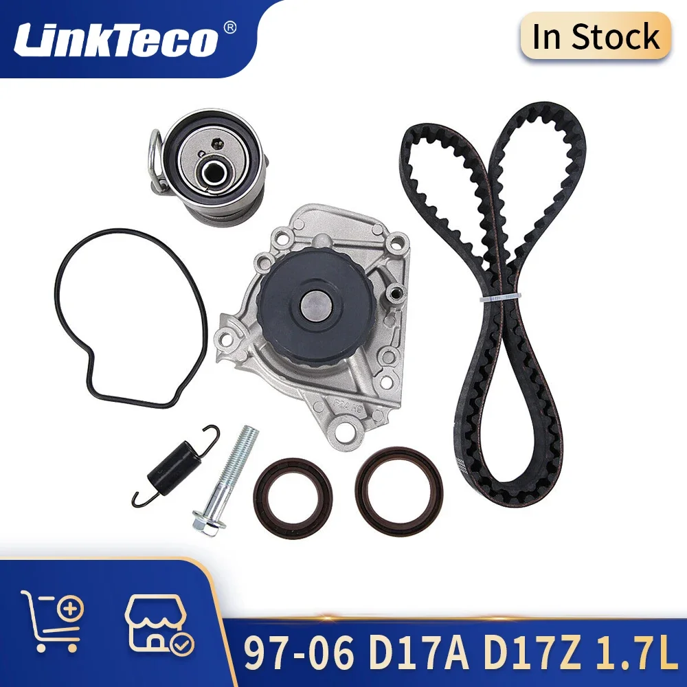 

Auto Engine Parts Timing Belt Water Pump Tensioner Set Kit Fit 1.6 1.7 L D17A D17Z 97-06 For ACURA EL HONDA CIVIC JAZZ STREAM