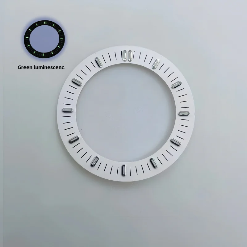 New 31mm NH70 Skeleton Mechanical Dial Green Luminous Compatible with Calibre NH70/NH35/NH36 Watch Dial Modification Parts