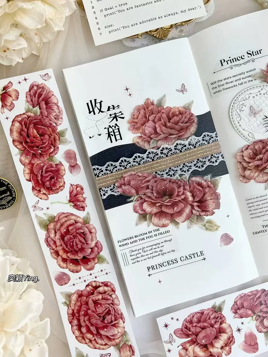 Vintage Red Flower …