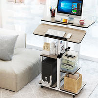 Standing computer lift table Household foldable, mobile adjustment workshop desktop computer notebook workbench
