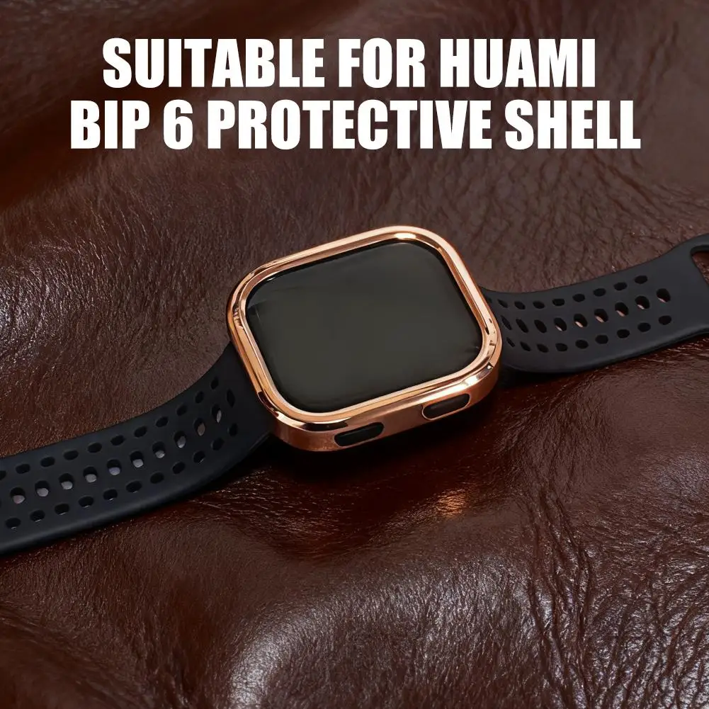

Новый металлический чехол для Amazfit Bip 6, аксессуары для умных часов, полый защитный чехол, чехол-бампер от царапин для Amazfit Bip6, чехол