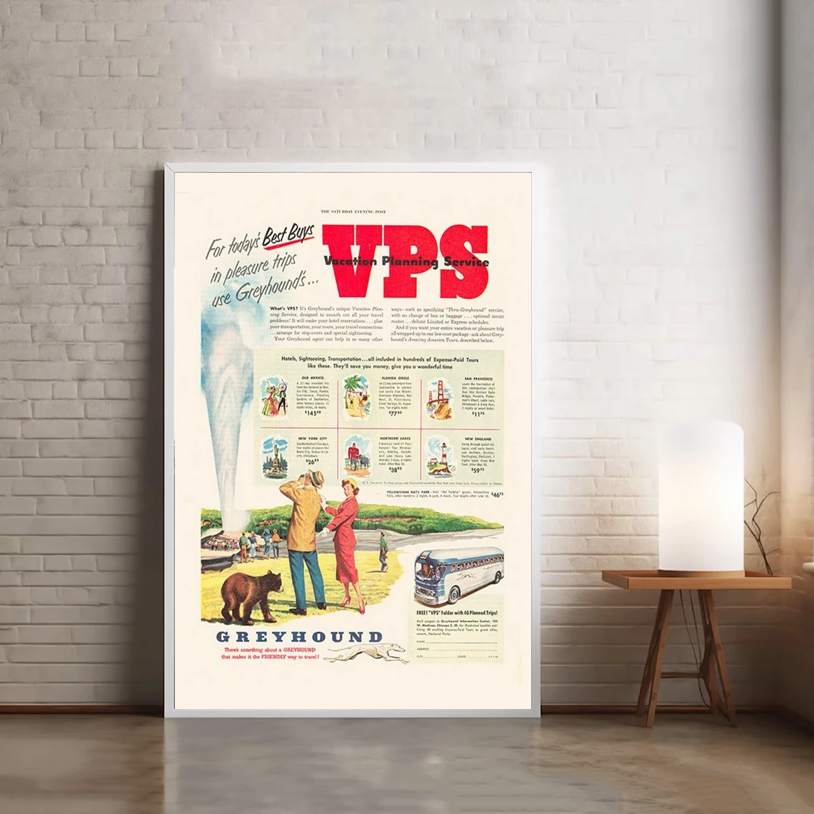 Vintage Bus Ad - Re… - image