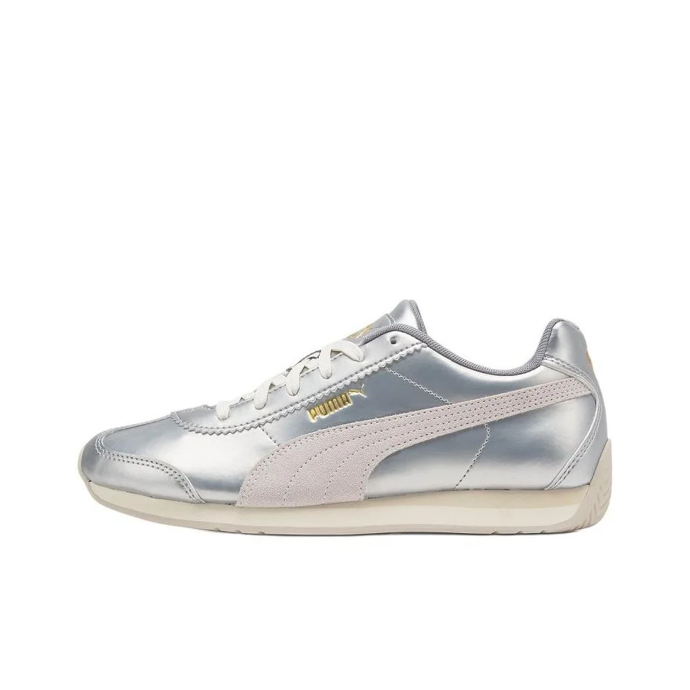 PUMA Metallic Low top Casual Shoes Unisex Silver 401591-01