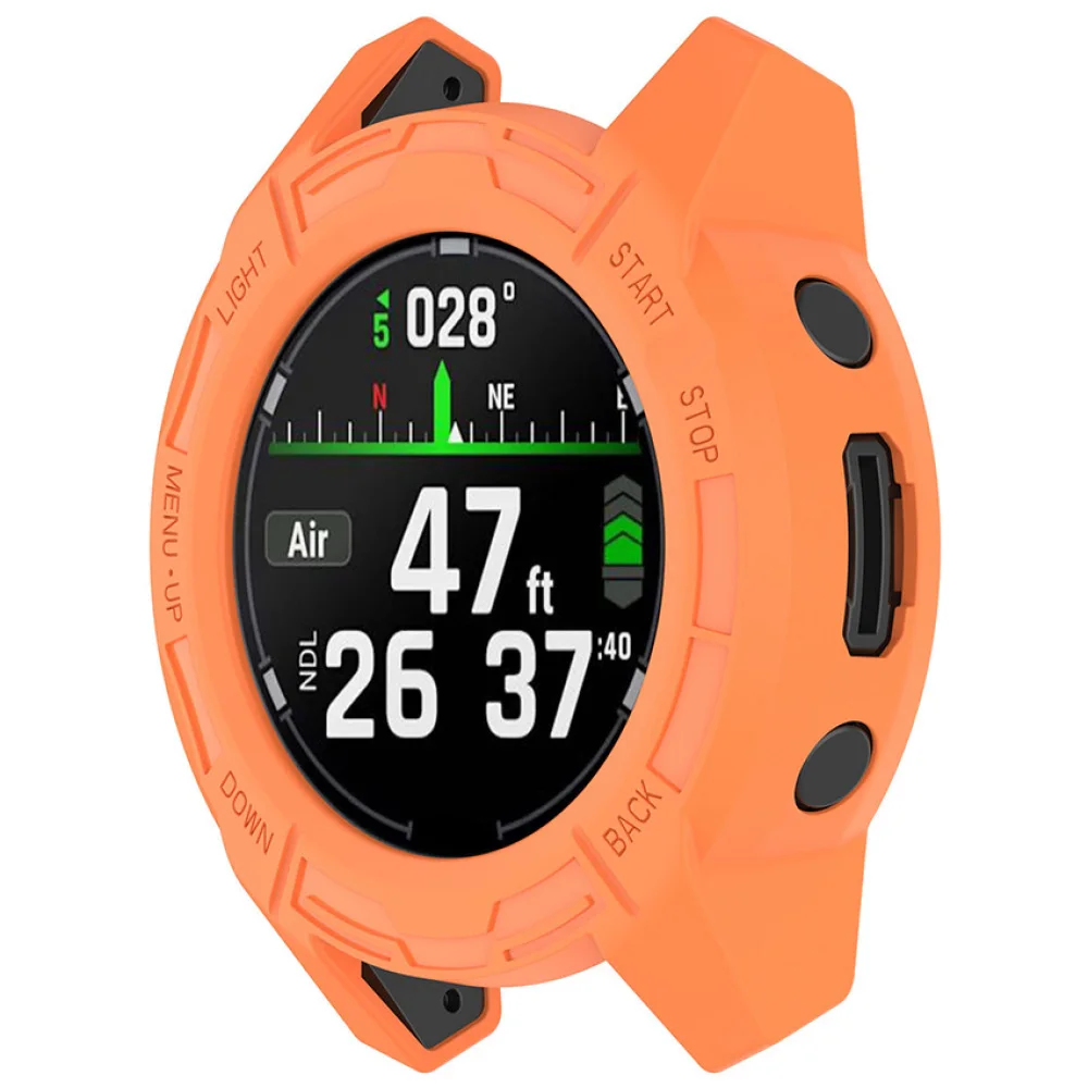 1 قطعة حافظة واقية على شكل درع إطار ساعة ذكية لـ GARMIN Descent G2/G1/G1 Solar/G1 ملحقات Letel الشمسية