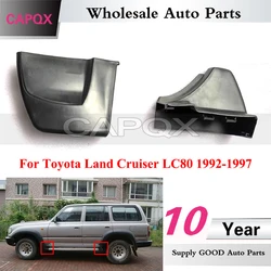 CAPQX 1pc Car Exterior Door Foot Pedal Step Board Protection Trim Cover Cap For Toyota Land Cruiser LC80 1992-1997