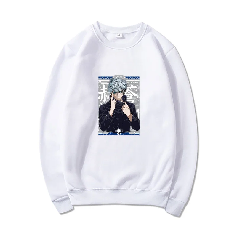 

Fall and Winter Long-sleeved Men's Women's Round Neck Sweater Popular Anime Characters Handsome Printing Casual Harajuku Tops