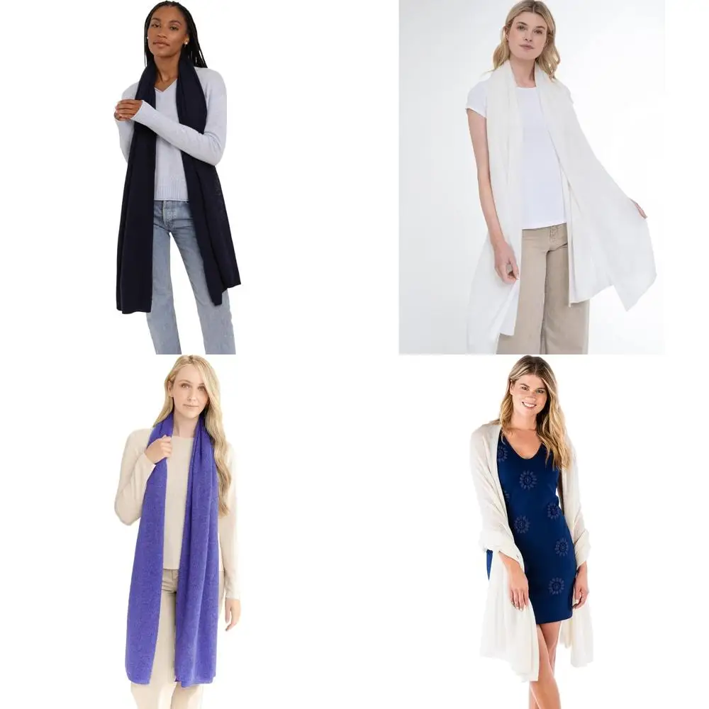 

Luxury Lightweight 100% Cashmere Travel Wrap for Comfort and Style