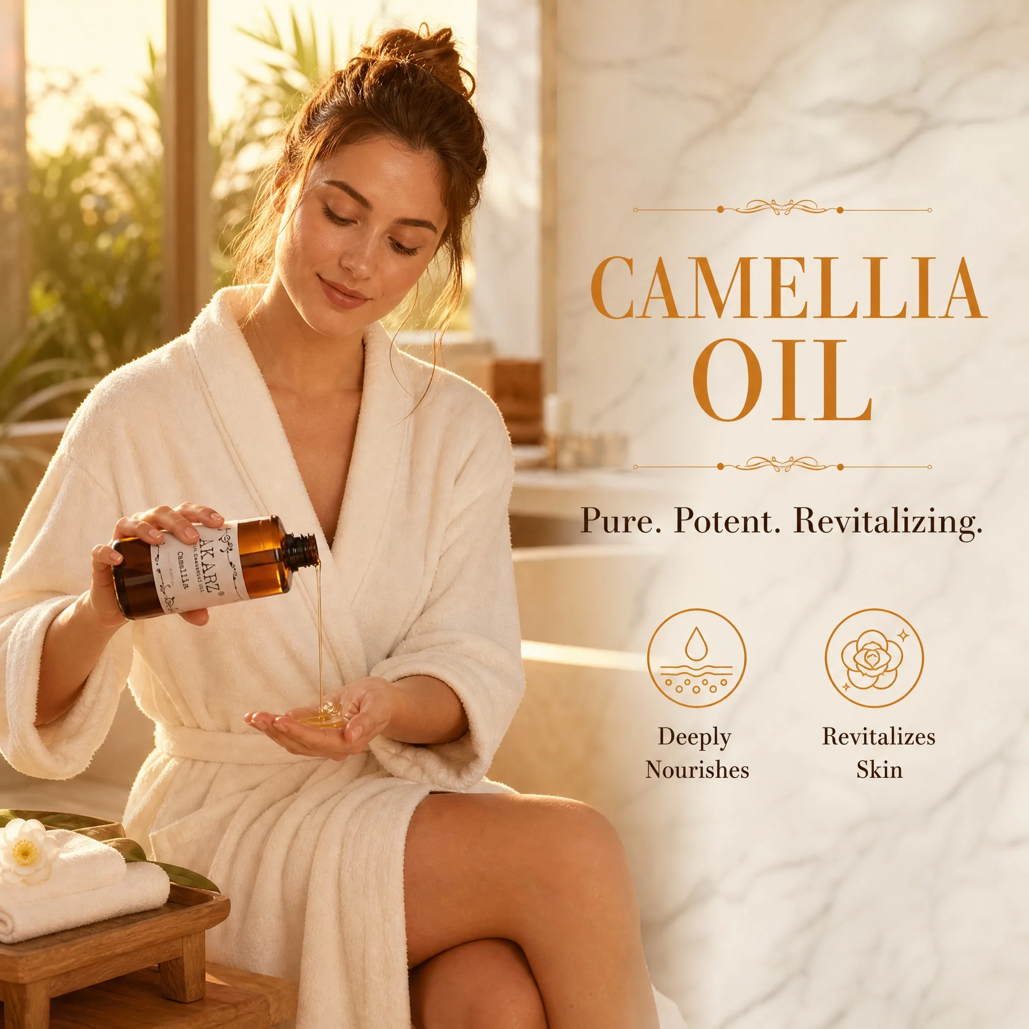 Premium AKARZ DIY Massage Camellia Seeds Oil - Hydrate, Nourish, Revitalize Skin All-Natural Beauty Solution from China 500ml