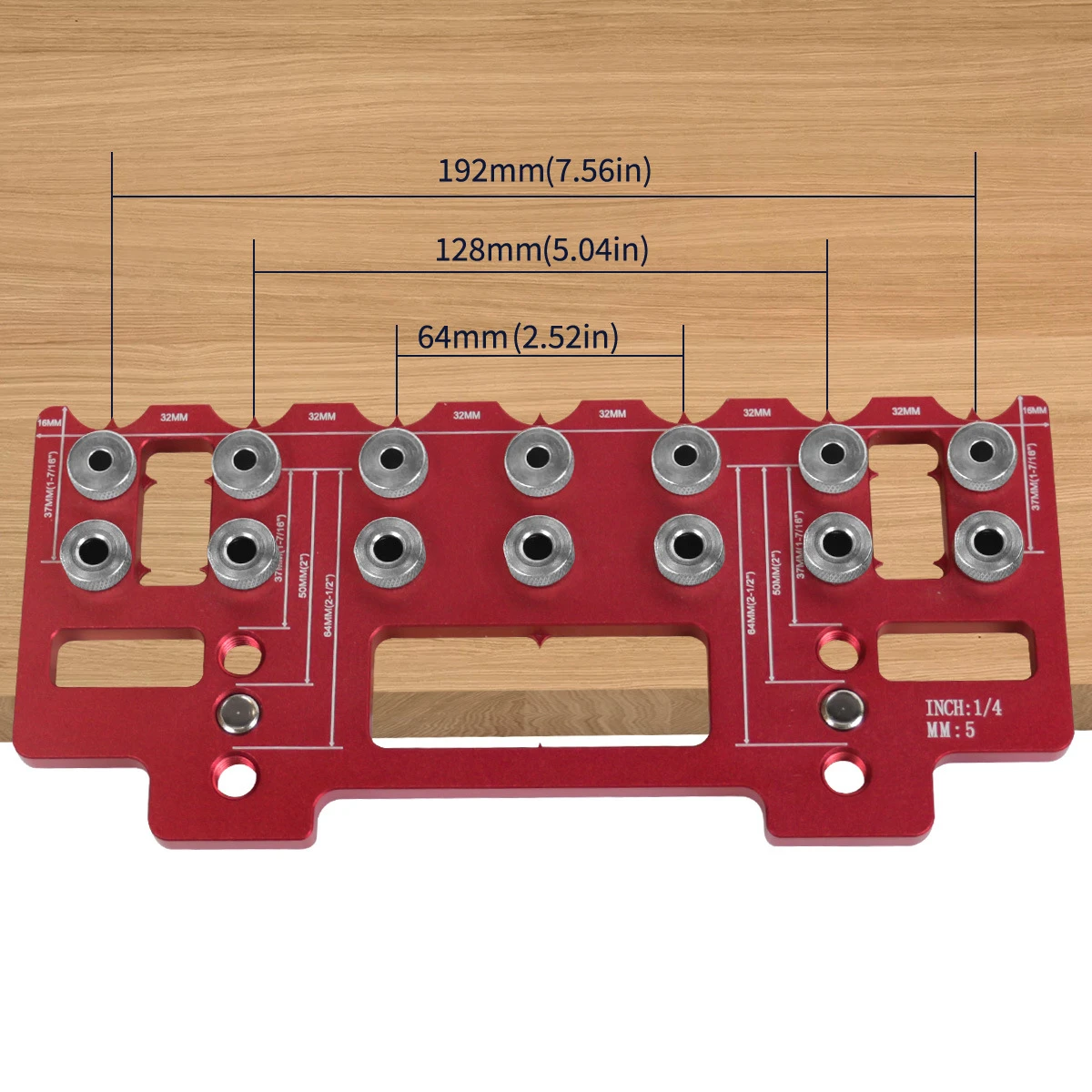 Woodworking Handle Punching Positioner Straight Hole Opening Positioning Fixture Precision Drilling Guide Jig for Carpenter