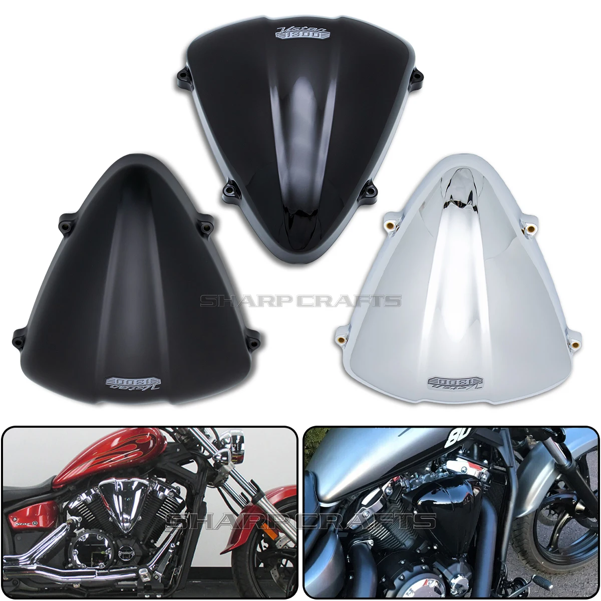 For Yamaha V Star 1300 Stryke XVS1300 XVS 1300 V-Star 950 XVS950 Motorcycle Accessories Air Cleaner Cover Filter Cap Protector