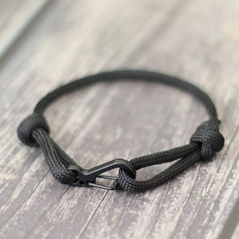 Fashion Adjustable Paracord Bracelet Unisex Outdoor Adventure Survival Braclet Best Friend Jewelry Lucky Fabic Braslet Pulseira