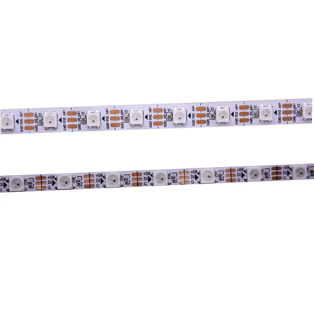 

1m 2m 3m 4m 5m Addressable DC5V WS2812B 5050 RGB 10mm 5mm PCB not waterproof led pixel strip 60LEDs/m 60pixels/M as SK6812