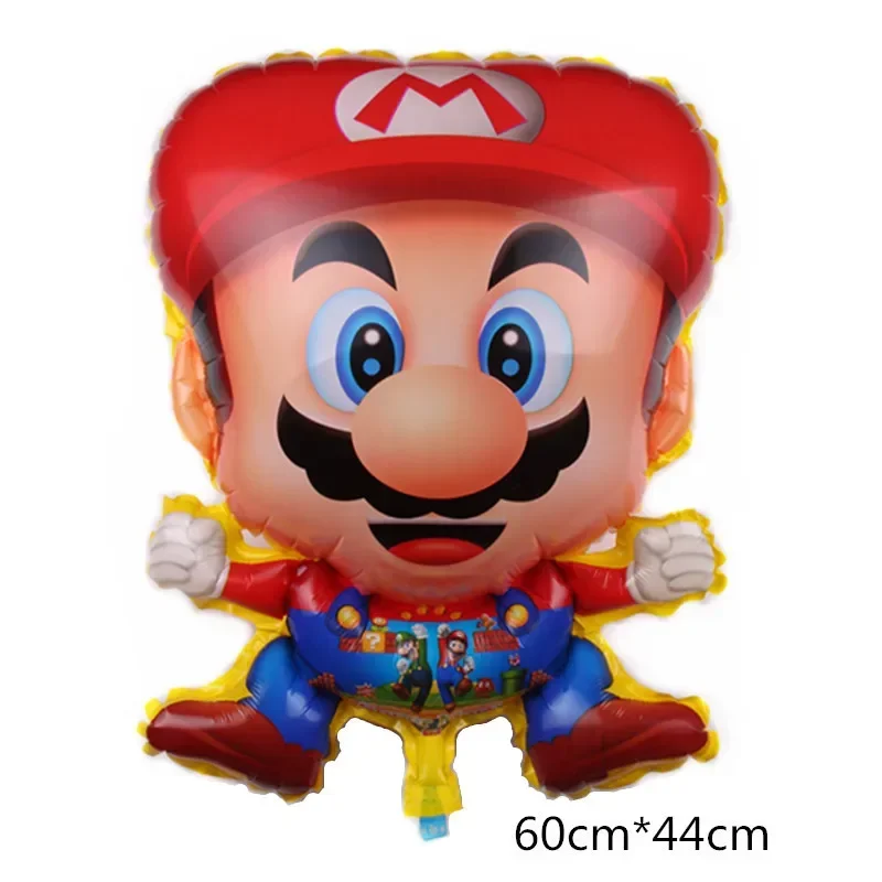 Super Marioes Bros Balloon Family Birthday Party Decoration Toy Kids Aluminum Foil Balloon Supplies Kids Birthday Party Gift