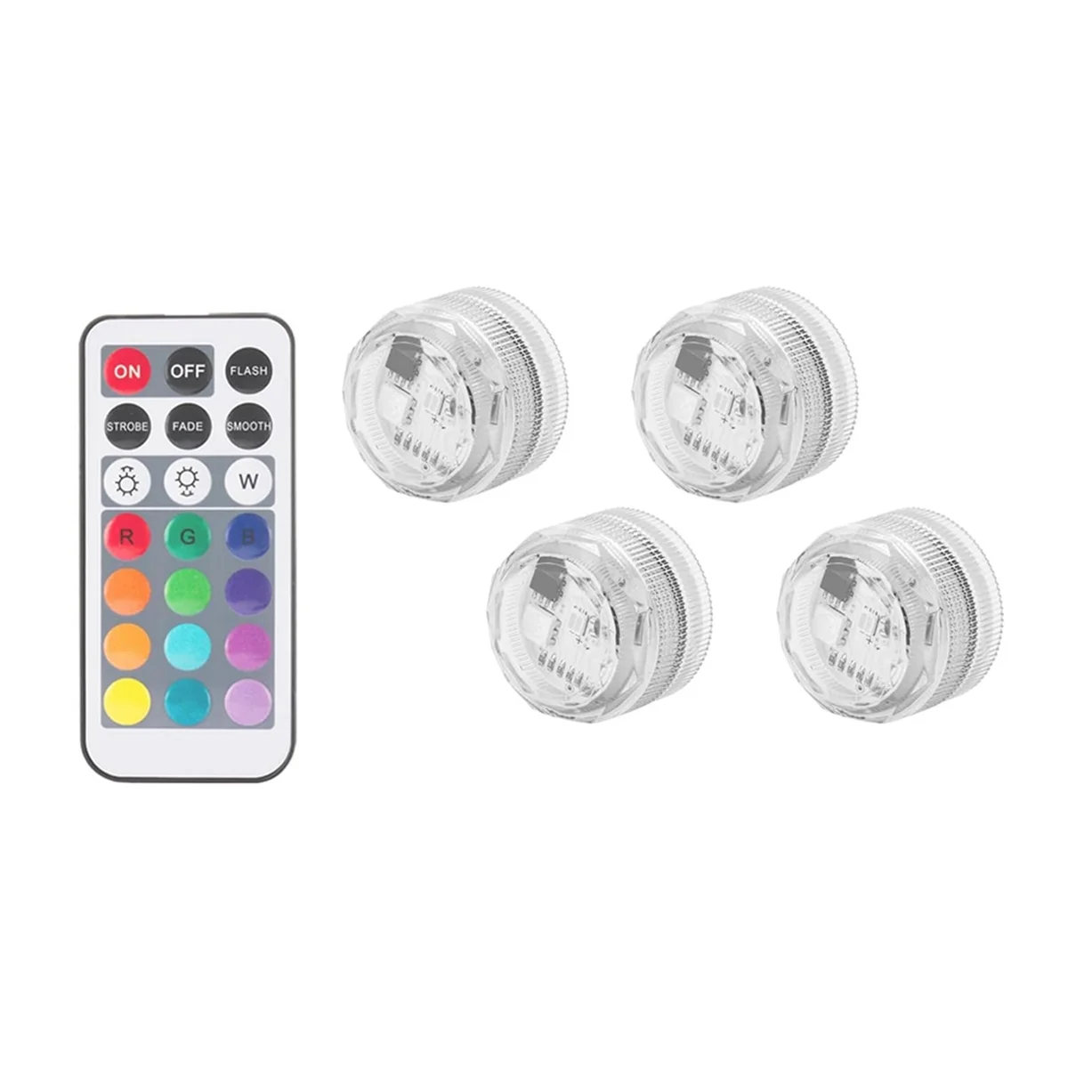 LED Lights for Slushi FS300 4 Pack LED Lights for Slushi FS301/FS300 Capsule-Shaped Lighting Module Slushie Machine Accessory