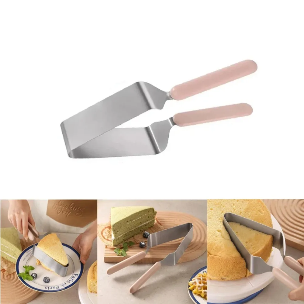 1PCS Stainless Steel Cake Separator Utensil Triangular Transfer Picker Kitchen Tool