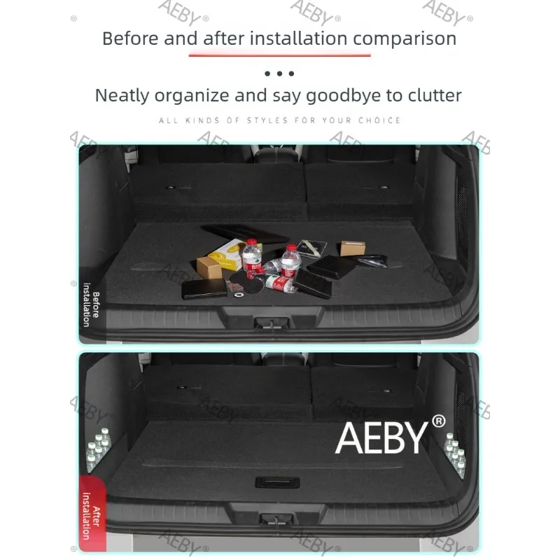 

For BYD Seal U DM-i 2020-2025 Trunk Partition Organizer,Car Trunk Organizer Divider Panel,Cargo partition,Anti-Slip & Durable