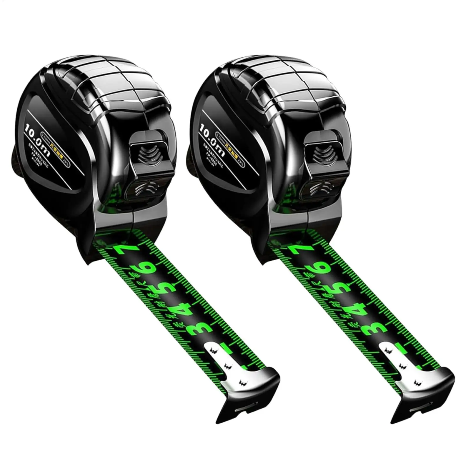 

Измерительная лента 32,8 фута, самоблокирующаяся выдвижная измерительная линейка, двухсторонняя измерительная линейка, портативная флуоресцентная деревообработка