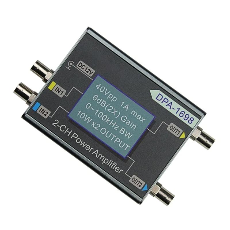 

New-DC Power Amplifier Engineering Of DPA-1698 Dual Channel DDS Function Signal Generator EU PLUG