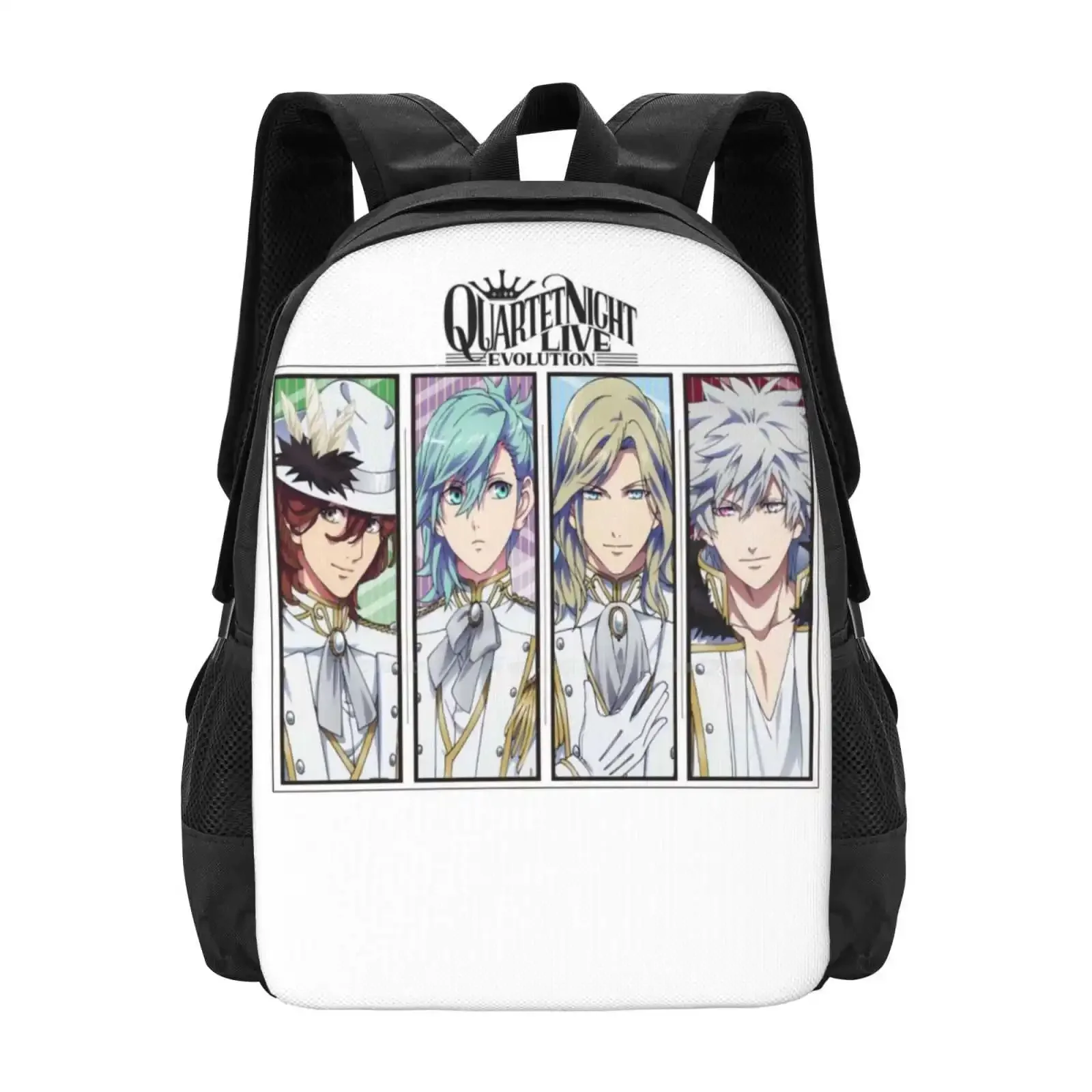 

Квартет Ночной дизайн окна 3d-принт Дизайн Рюкзак Студенческая сумка Utapri Uta No Prince Sama Uta Pri Квартет Ночное аниме