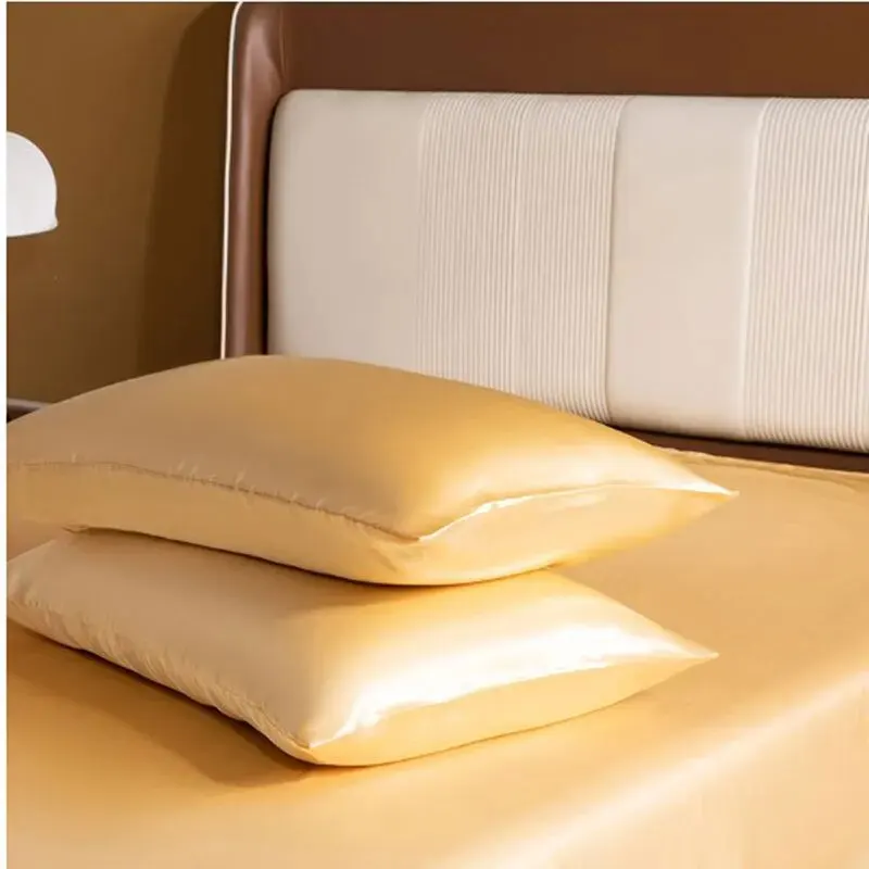 1pcs Pillowcase for Hair and Skin, Silk Satin Pillowcase Pillow Cases Set of Silky Pillow Cover with Envelope Closure