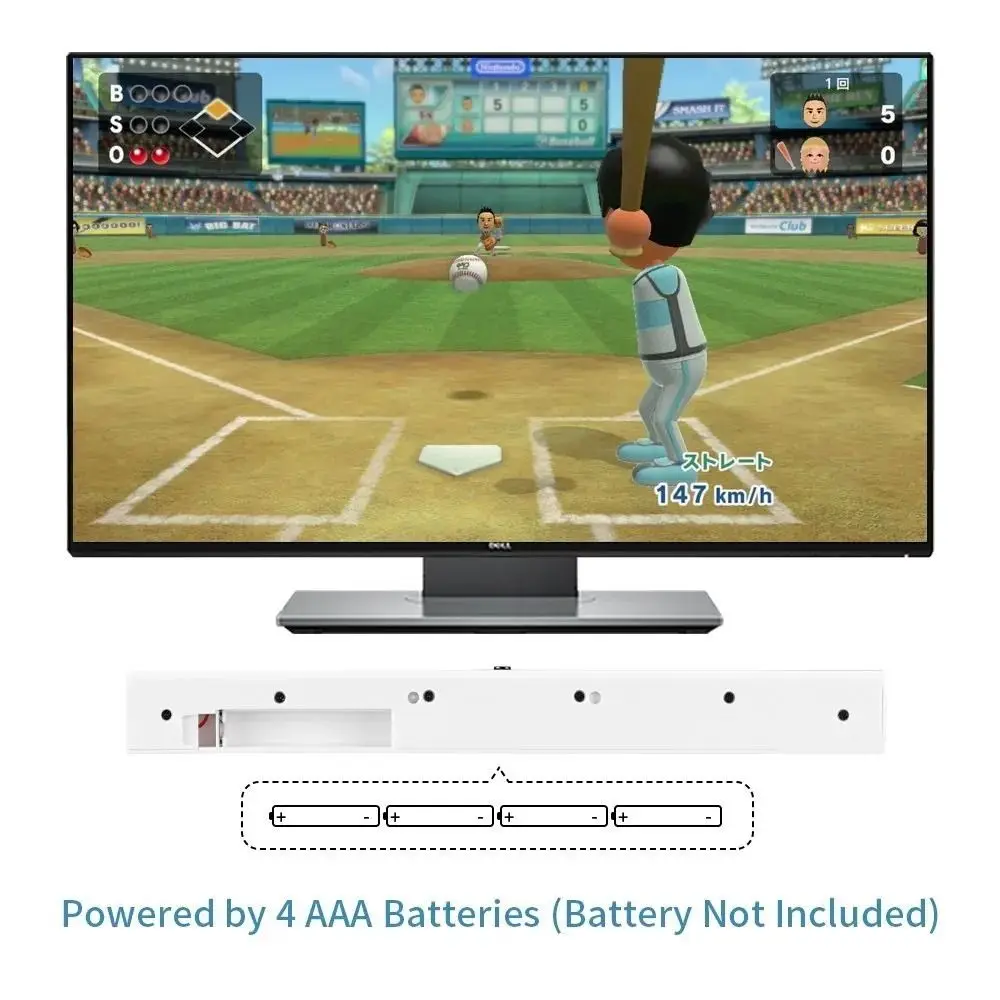 Receptor infravermelho universal para Wii U, Reparação sem fio da barra do sensor, Peças sobresselentes originais