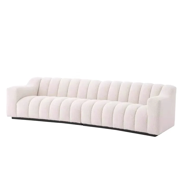 K*-Modern and Minimalist Sofa, Solid Wood Frame, Fabric Material, Perfect for the Living Room