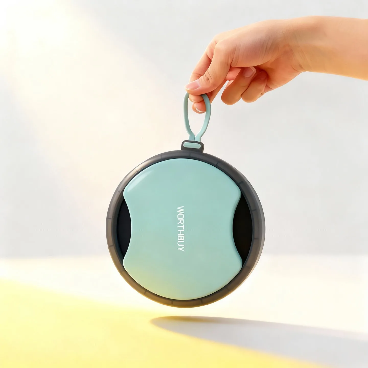 Portable Round Bento Lunch Box With Folding Cutlery Leak-proof Plastic/304 Stainless Steel Lunch Container For School Picnic view 4