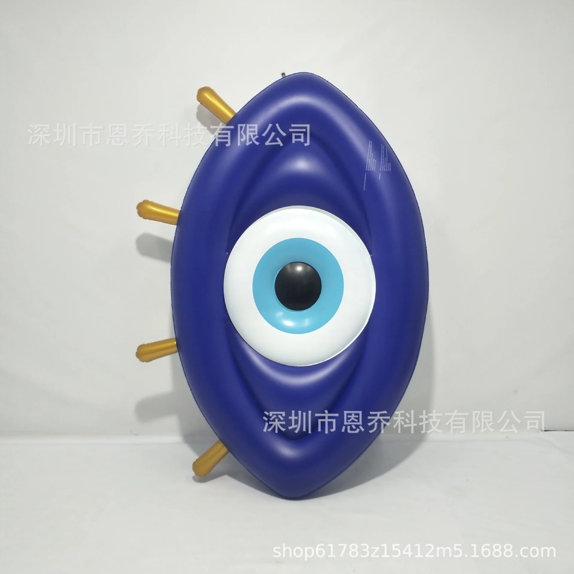 Newest Giant Inflatable Eyeball Pool Float Lie on Eye Floating Mattress Pool Lounge for Beach Floaty Summer Fun Toys