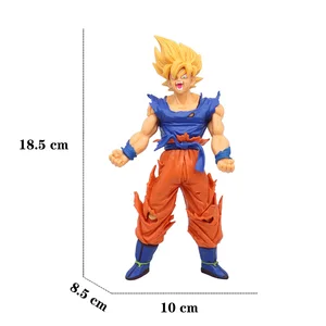 Dragon Ball Z Super Saiyan Anime Costurine Model, GK Rose Goku Actionfigur, DBZ Gohan Figuren, Vegeta Statue Collection Toy, Figma 10 Hauptverkäufe Goku X Vegeta - №5