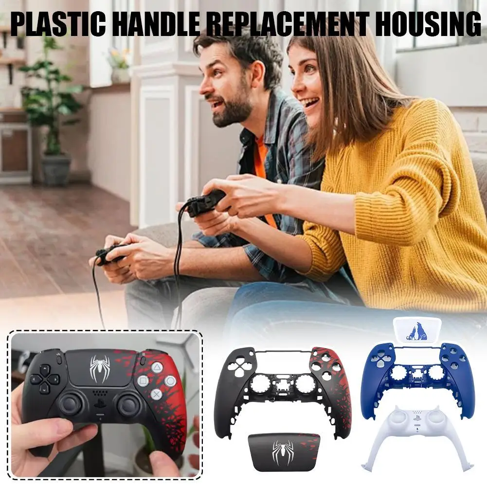 Spider/God Of War Game Controller For PS5 Protective Shell With Touchpad Shell Anti-scratch For PS5 Controller Replacement Shell