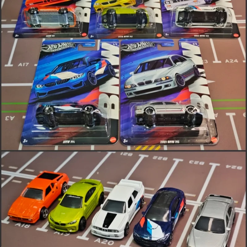 

Genuine Hot Wheels Bmw Set 2025 Silver Series M1 M2 M3 M4 M5 1:64 Scale Die-Cast Model Vehicle Cars Unopened Grt01 Boy Gift Toys