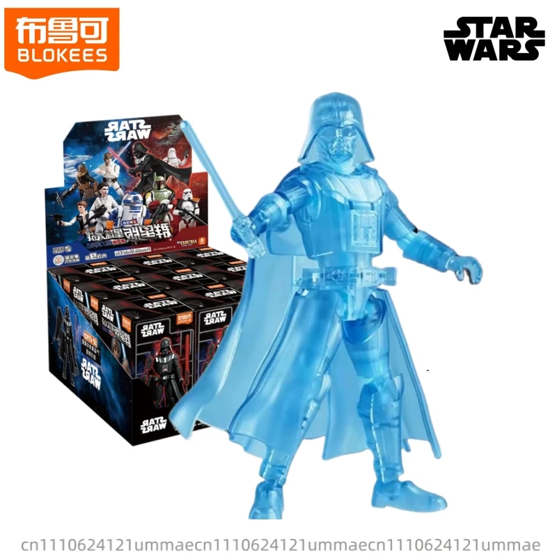 

BLOKEES Mobile Block Man Star Wars Star Edition 2nd Toy Luke Skywalker Princess Leia Darth Vader Assembly Model Ornament Gift