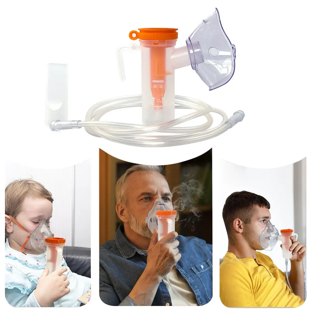 1Set Nebulizer Inhaler Set Adult Child Atomization Mask Nebulizer Inhale Mask Healthcare Device Nebulizer for Drug Inhalation