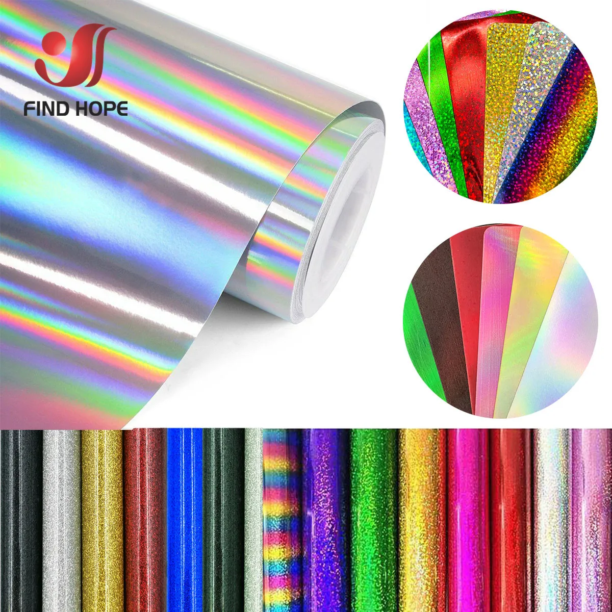 

All-in-One 40 Color HTV Film 19"x39" - Iron On Transfers for Hoodies Tote Bags & Festive DIY Projects Multiple Styles