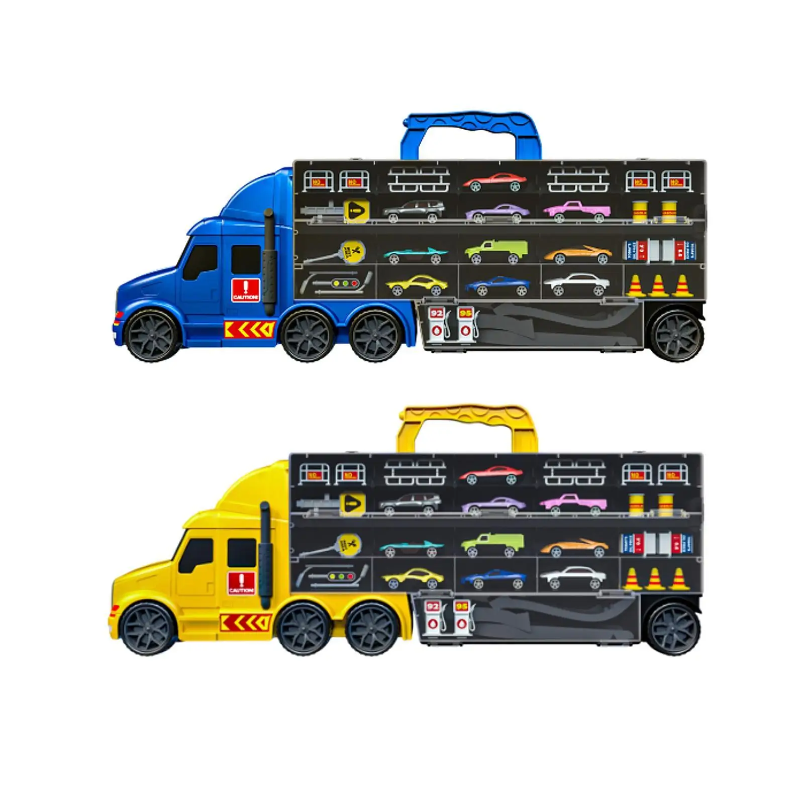 Cars Storage and Transporter Toy Truck Transport Carrier Truck Toy Set