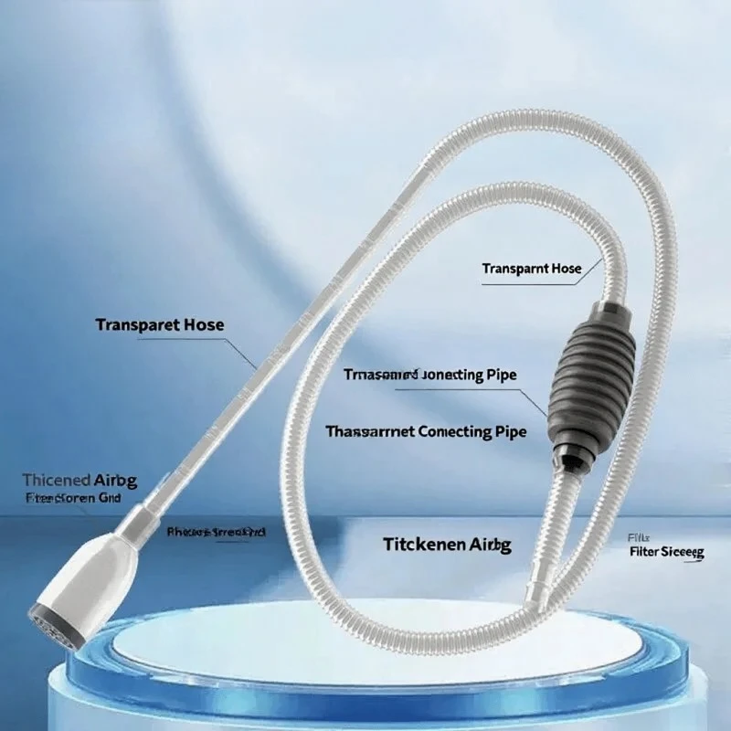 Semi Automatic Aquarium Siphon Vacuum Cleaner Manual Fish Tank Water Changer