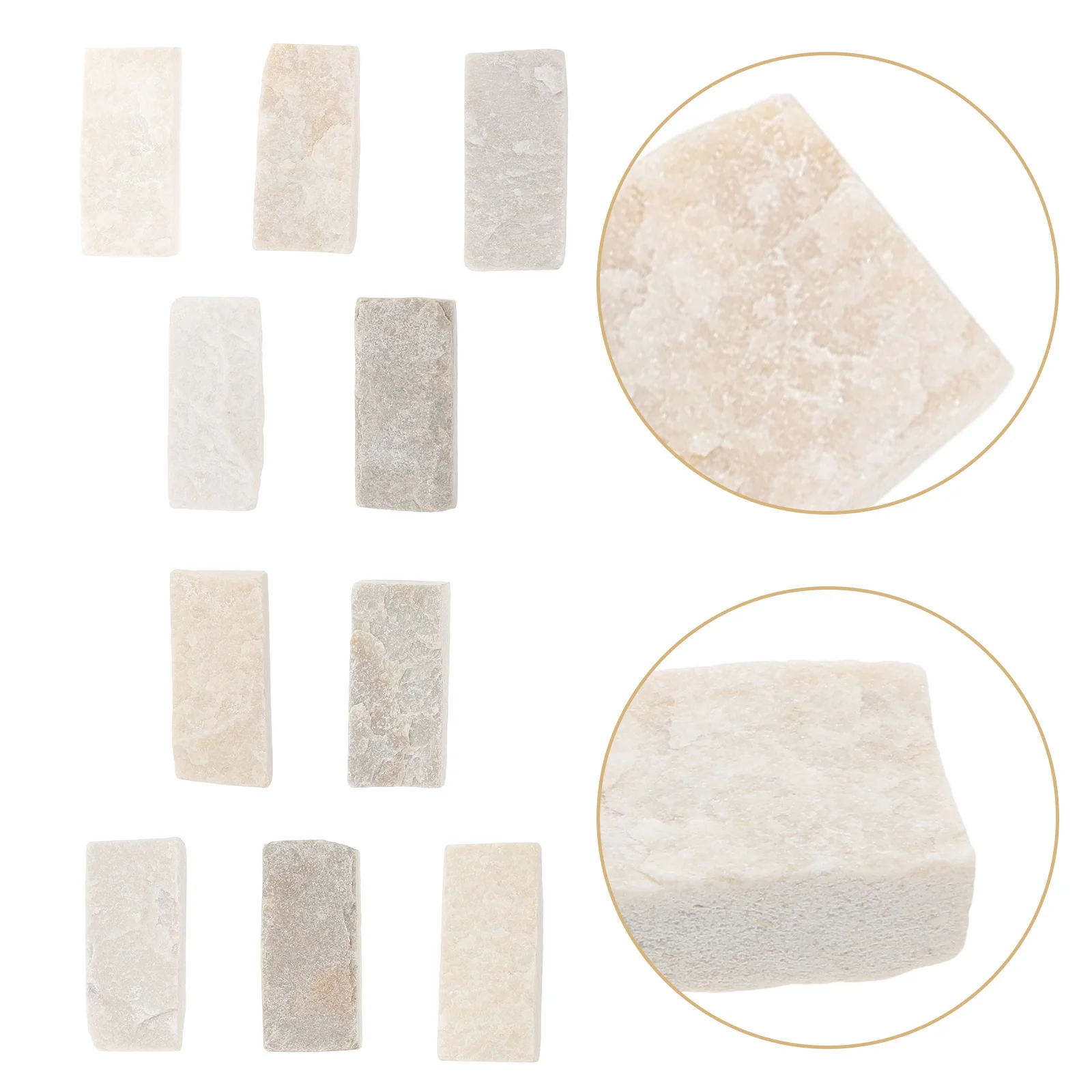 

10pcs Fish Tank Decorations Natural Rock Slices For Aquariums Turtle Tank Accessories Rocks Landscaping Shrimp Habitat