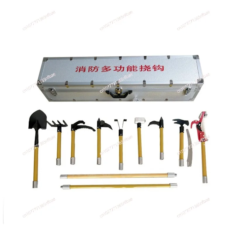 

Fire Multi-functional Scratch Hook Manual Dismantling Rescue Tool Multi-functional Combination Set Fire Scratch Hook 13 Pieces