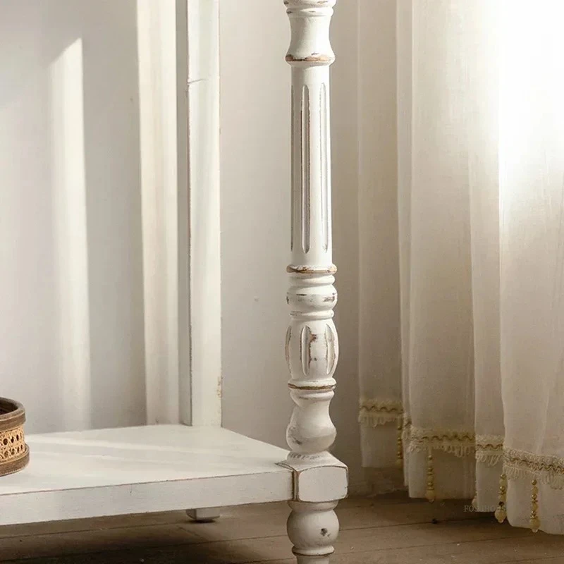 & Nordic Art Console Table Furniture Console Tables Retro Solid Wood Old Corridor Decoration Facing The Entrance Hallway Table W