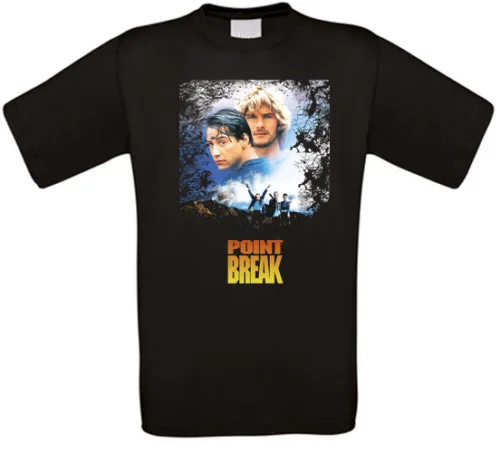 Point Break Pericoloso Brandung Keanu Swayze Culto Movie T-Shirt Tutte Misure