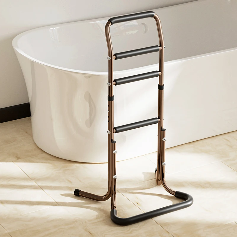 Aluminum Anti Slip Handrail Toilet Elderly Assistance Support Bar Handrail Floorstanding Ergonomic Mobili Da Bagno Accessories